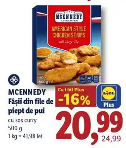 Lidl MCENNEDY Fâșii din file de piept de pui Ofertă