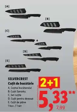 Lidl SILVERCREST Cuțit de bucătărie Ofertă