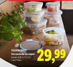 Lidl SILVERCREST Set caserole cu capac Ofertă