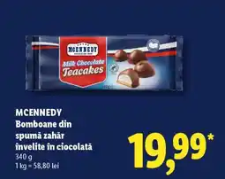 Lidl MCENNEDY Bomboane din spumă zahăr învelite în ciocolată Ofertă