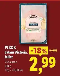 Lidl PIKOK Salam Victoria, feliat Ofertă