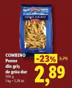 Lidl COMBINO Penne din griș de grâu dur Ofertă