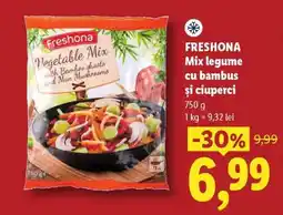 Lidl Freshona Mix legume cu bambus și ciuperci Ofertă