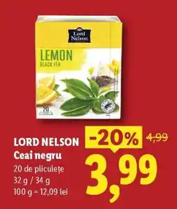 Lidl LORD NELSON Ceai negru Ofertă
