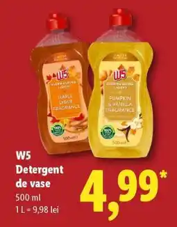 Lidl W5 Detergent de vase Ofertă