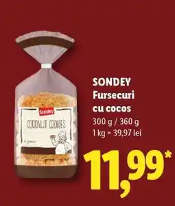 Lidl SONDEY Fursecuri cu cocos Ofertă