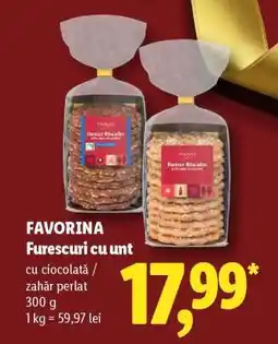Lidl FAVORINA Fursecuri cu unt Ofertă