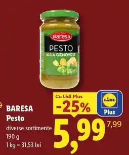 Lidl Baresa Pesto Ofertă