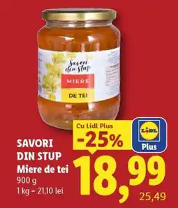 Lidl Savori din stup Miere de tei Ofertă