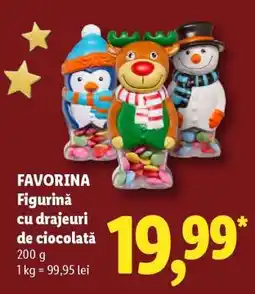 Lidl FAVORINA Figurină cu drajeuri de ciocolată Ofertă