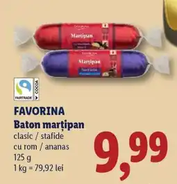 Lidl FAVORINA Baton marțipan Ofertă