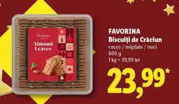 Lidl Favorina Biscuiți de Crăciun Ofertă