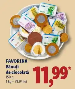 Lidl FAVORINA Bănuți de ciocolată Ofertă