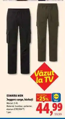 Lidl ESMARA MEN Joggers cargo, bărbați Ofertă