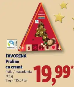 Lidl FAVORINA Praline cu cremă Ofertă
