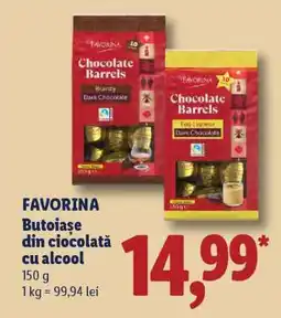 Lidl FAVORINA Butoiașe din ciocolată cu alcool Ofertă