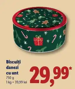 Lidl Biscuiți danezi cu unt Ofertă