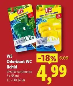Lidl W5 Odorizant WC lichid Ofertă