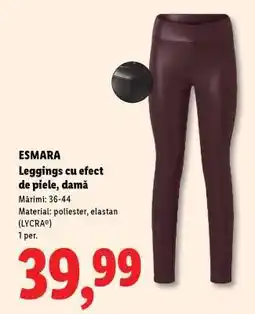 Lidl ESMARA Leggings cu efect de piele, damă Ofertă