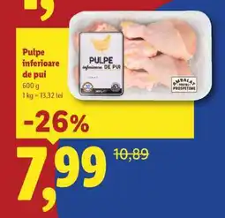 Lidl Pulpe inferioare de pui Ofertă