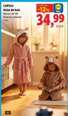 Lidl LUPILU Halat de baie Ofertă