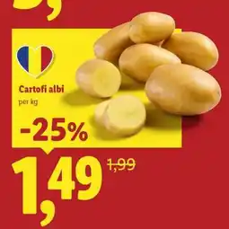 Lidl Cartofi albi Ofertă