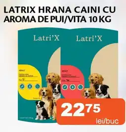 Unicarm Latri'X hrana caini cu aroma de pui/vita Ofertă