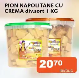 Unicarm Pion napolitane cu crema Ofertă