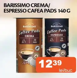 Unicarm Barissimo crema/ espresso cafea pads Ofertă