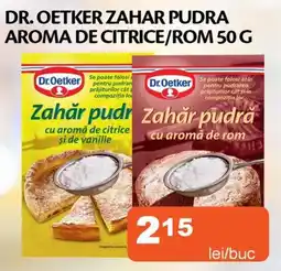 Unicarm Dr. Oetker Zahar Pudra Aroma De Citrice/Rom Ofertă