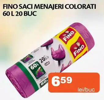 Fino saci menajeri colorati