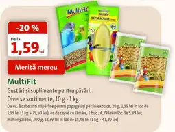 Fressnapf MultiFit gustări și suplimente pentru păsări Ofertă