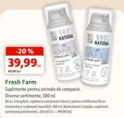 Fressnapf Fresh Farm Suplimente pentru animale de companie Ofertă