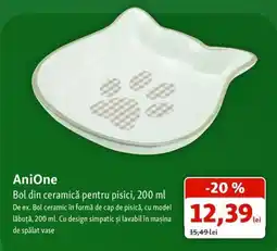 Fressnapf AniOne Bol din ceramică pentru pisici Ofertă