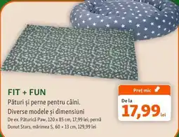 Fressnapf Fit + Fun Pături și perne pentru câini Ofertă