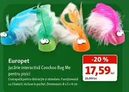 Fressnapf Europet jucărie interactivă coockoo bug me pentru pisici Ofertă