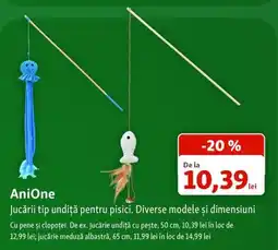 Fressnapf AniOne jucării tip undiță pentru pisici Ofertă