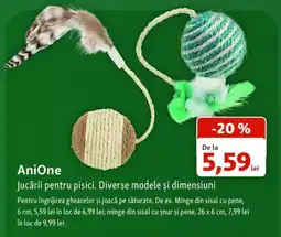 Fressnapf AniOne jucării pentru pisici Ofertă