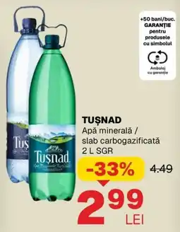 Annabella Tușnad apă minerală / slab carbogazificată Ofertă