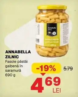 Annabella Annabella zilnic fasole păstăi galbenă în saramură Ofertă