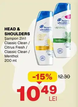 Annabella head & shoulders sampon 2in1 Ofertă