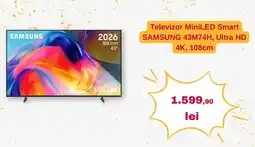 Altex Samsung televizor miniled smart 43m74h ,ultra hd 4k Ofertă