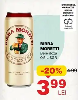 Annabella Birra Moretti Bere doză Ofertă