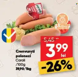 PROFI Carolii crenvurști polonezi Ofertă