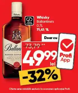 PROFI Whisky Ballantine's Ofertă
