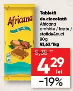 PROFI Africana tabletă de ciocolată Ofertă