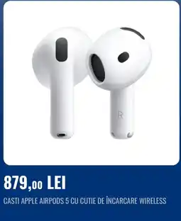 Flanco Casti Apple airpods 5 cu cutie de încărcare wireless Ofertă