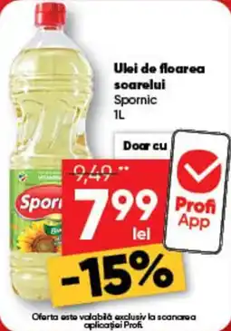 PROFI Spornic ulei de floarea soarelui Ofertă