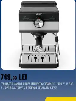 Flanco Krups espressor manual authentic+ xp384e10 Ofertă