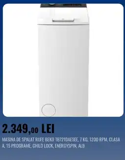 Flanco Masina de spalat rufe Beko TB721DAESEE Ofertă